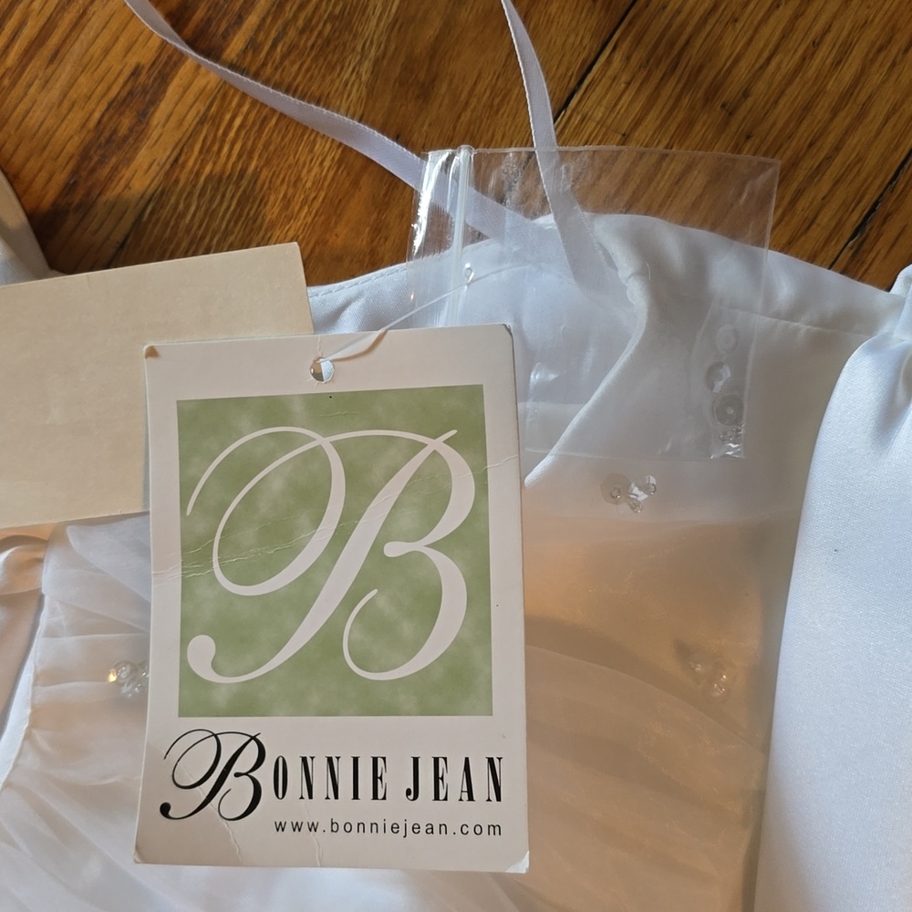 Bonnie Jean Girls Size 12 White Dress - Picture 6 of 6